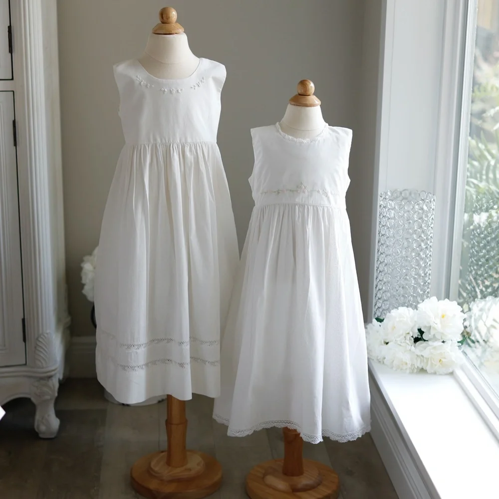 Strasburg Dress NWOT Ivory/White Cotton Lace size 10 Vacation Beach Portrait